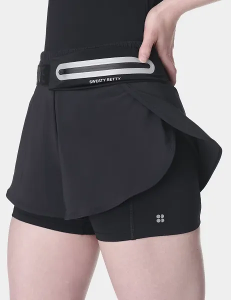 Sweaty Betty Get Set 2 in 1 Gym Shorts Black