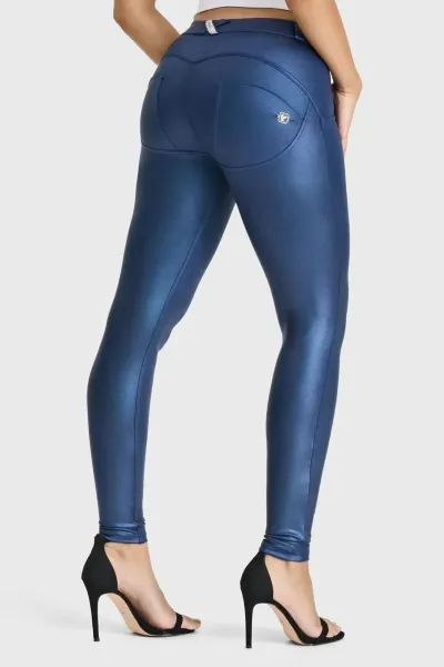 Freddy WRUP Luxe Shimmer - Mid Rise - Full Length - Navy Blue