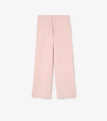 Cashmere Blend Track Pants in Bouquet pink