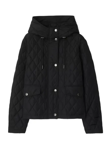 Women Quilted Jacket Black