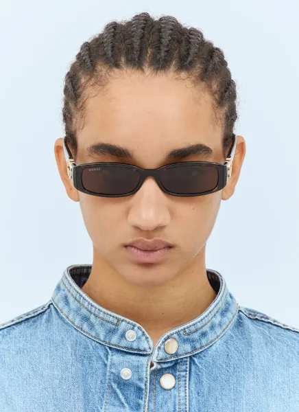 Rectangular Frame Sunglasses