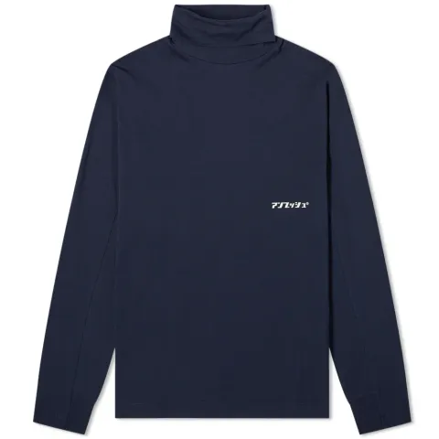 Long Sleeve Logo Turtle Neck T-Shirt