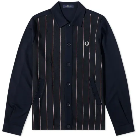 Knitted Panel Track Jacket