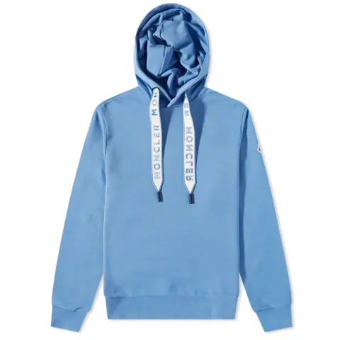 Drawstring Logo Popover Hoodie