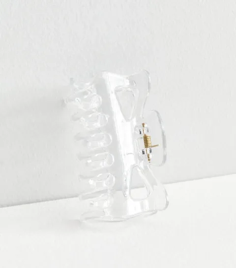 New Look Clear Cut Out Large Hair Claw Clip