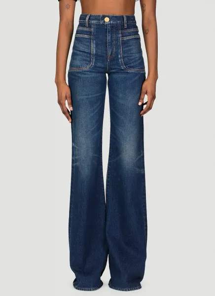 Denim Flared Jeans