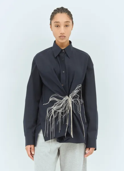 Crystal-Embellished Shirt