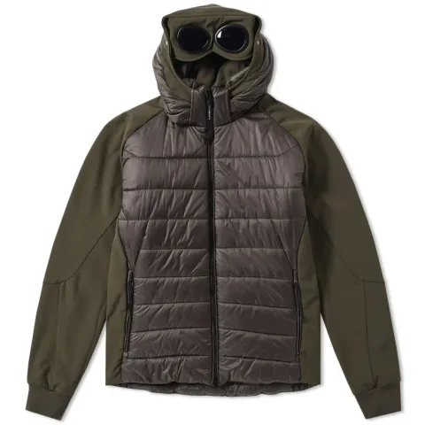 Softshell Goggle Raglan Down Jacket