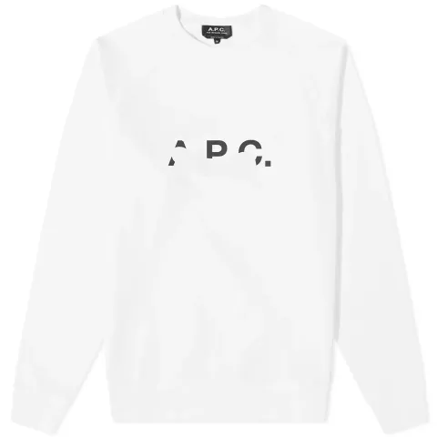 A.P.C. Shibuya Paint Logo Crew Sweat