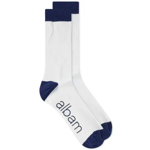 Contrast Rib Sock