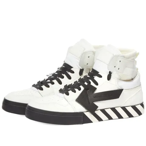 High Top Vulcanized Leather Sneaker