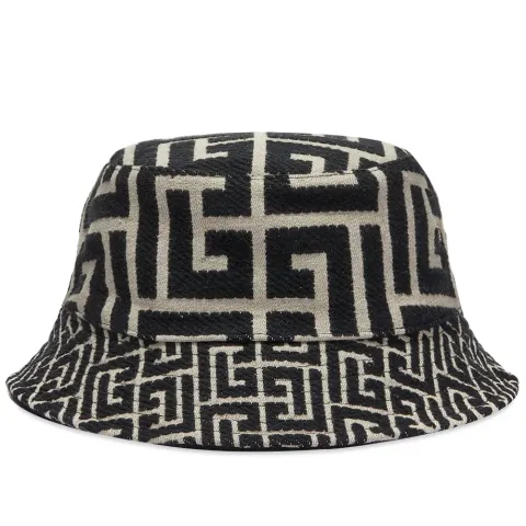 Monogram Jacquard Reversible Bucket Hat