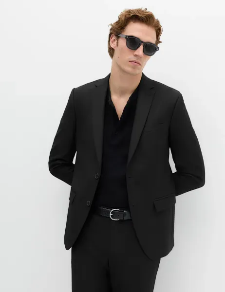 Marks & Spencer Skinny Fit Stretch Ultimate Suit Jacket Black