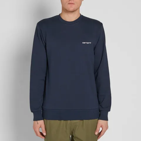 Embroidered Script Sweat