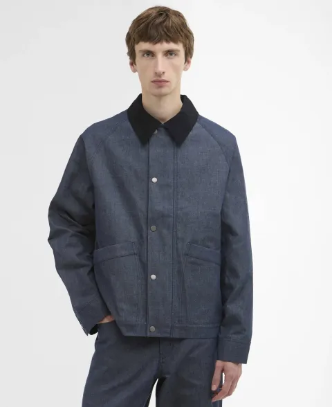 x ARKET Bebul Dry Wax Denim Jacket