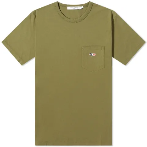 Maison Kitsuné Tricolor Fox Patch Pocket T-Shirt