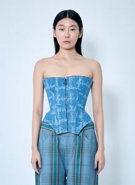 Denim Cobrax Corset