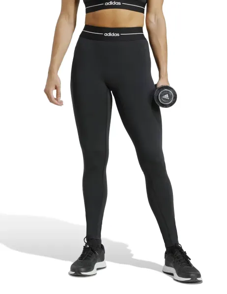 Adidas Hyperglam High Waisted Full Length Leggings Black