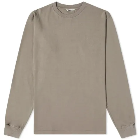 Long Sleeve Luster Plaiting T-Shirt