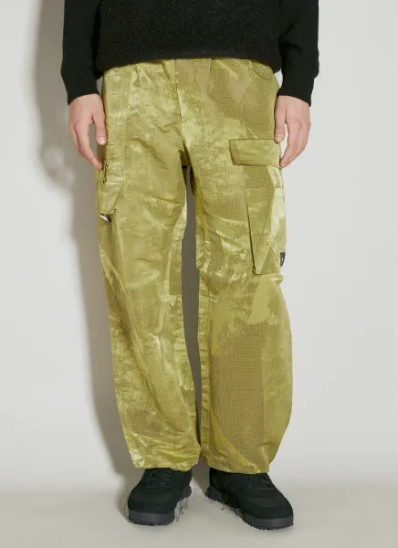 Lined Rips Drawstring Pants