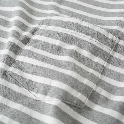 Narrow Stripe Border Tee