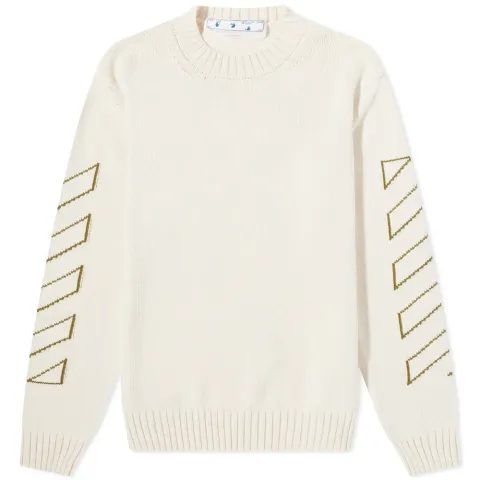 Arrow Diag Outline Knit