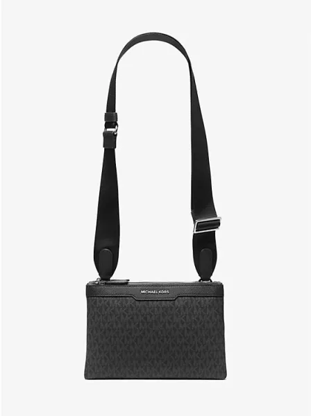 Michael Kors Hudson Signature Logo Crossbody Bag