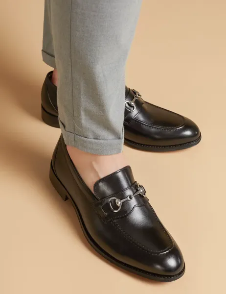 Jones Bootmaker Leather Slip-On Loafers