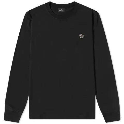 Long Sleeve Zebra Logo T-Shirt