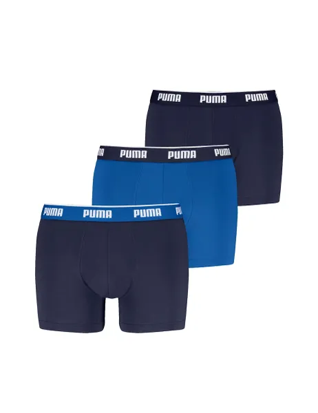 Puma MEN EVERYDAY BASIC BOXERS 3P Blue