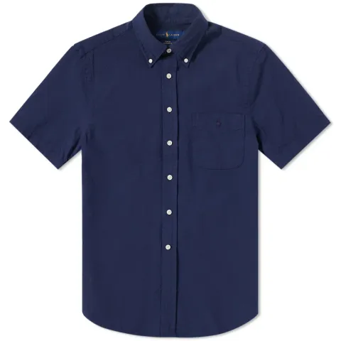 Short Sleeve Seersucker Shirt