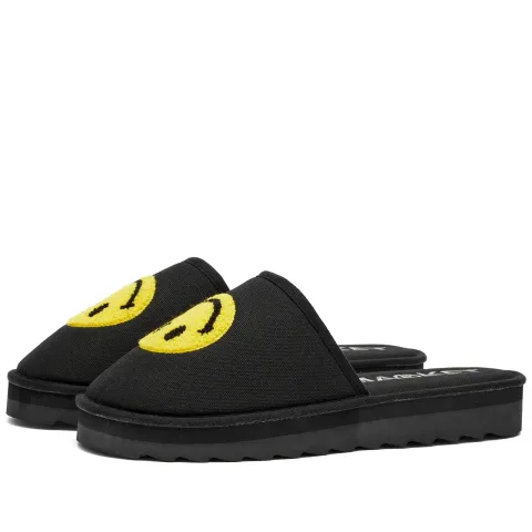 Smiley Upside Down Hotel Slippers