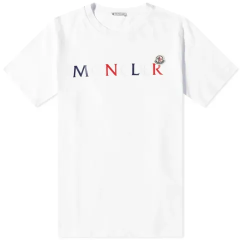 Tricolore Text Logo T-Shirt