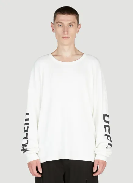 Logo Print Thermal Sweatshirt