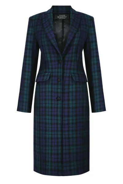 Black Watch Tartan Coat - Blaise