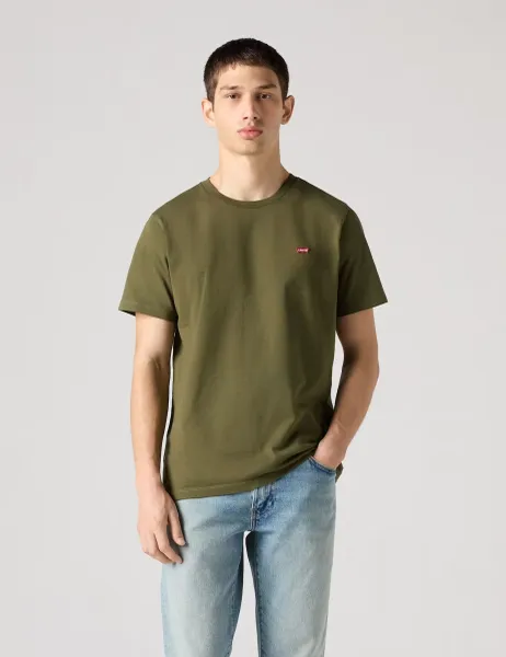 Levi's Levi's Original Housemark Pure Cotton Jersey T-Shirt Olive