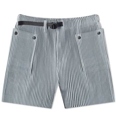 Pleated Technical Shorts
