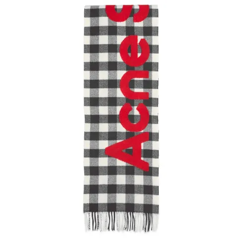 Veda Logo Check Scarf