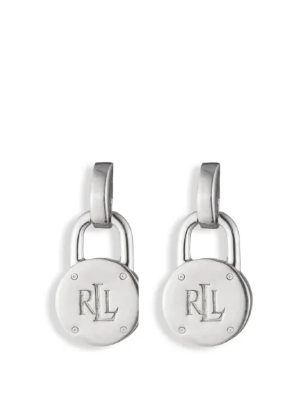 Lauren Ralph Lauren Sterling Silver Padlock Drop Earrings