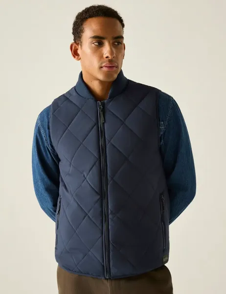 Regatta Harvin Water-Repellent Quilted Gilet Navy
