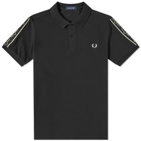 Taped Sleeve Polo Shirt