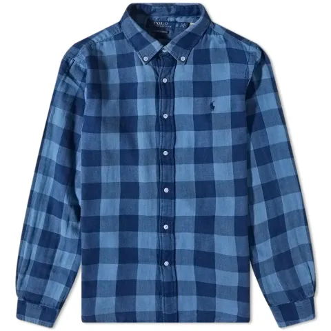 Checked Button Down Shirt