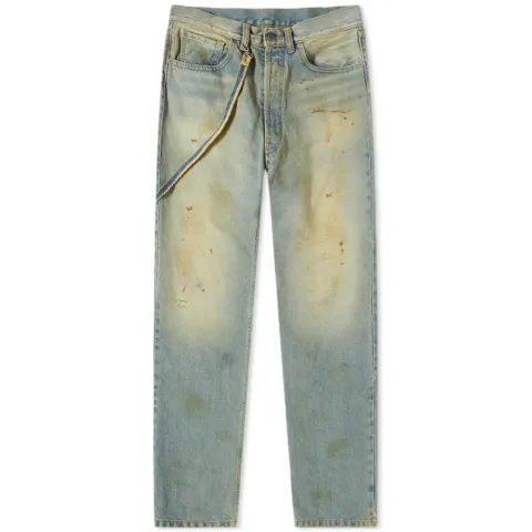 Distressed Pocket Jeans