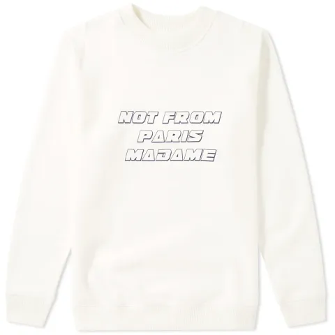 Not From Paris Block Crew Sweat