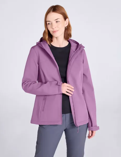 Mountain Warehouse Exodus Water Resistant Softshell Jacket Mauve