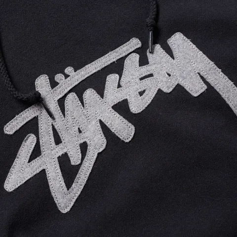 Wool Stock Applique Hoody