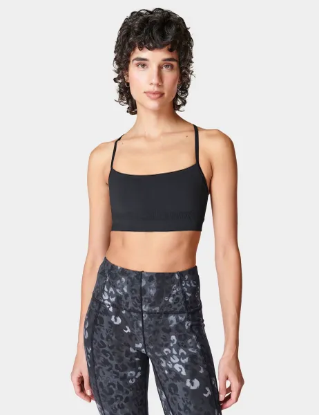 Sweaty Betty Spirit Restored Yoga Bra Black