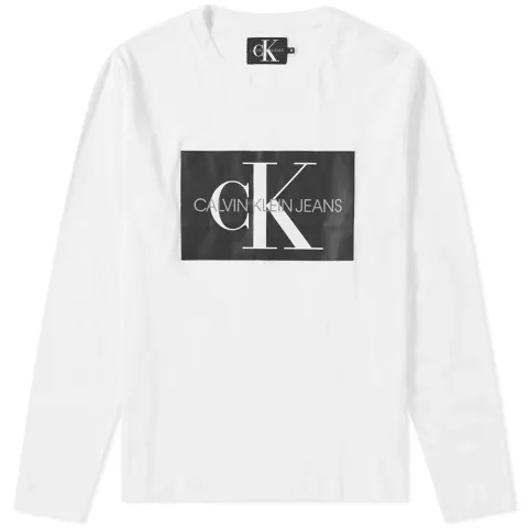 Long Sleeve Monogram Box Logo Tee