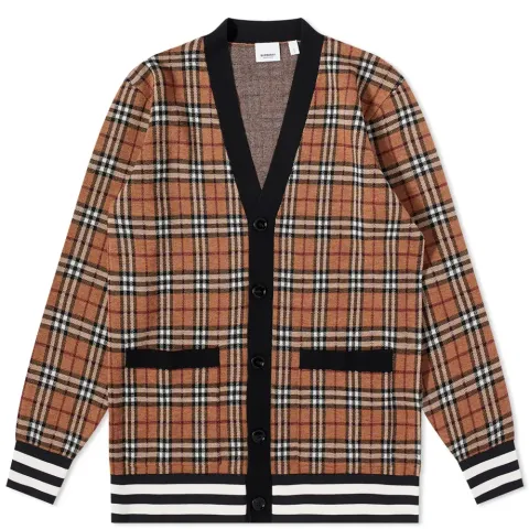 Charlet Check Cardigan