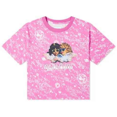 x Fiorucci Logo Crop T-Shirt